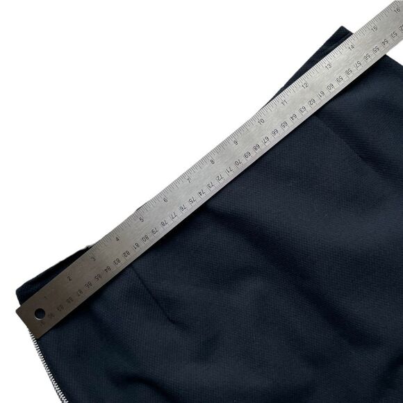 Worth New York Black Skirt with Side Slit Zippers - Picture 8 of 11